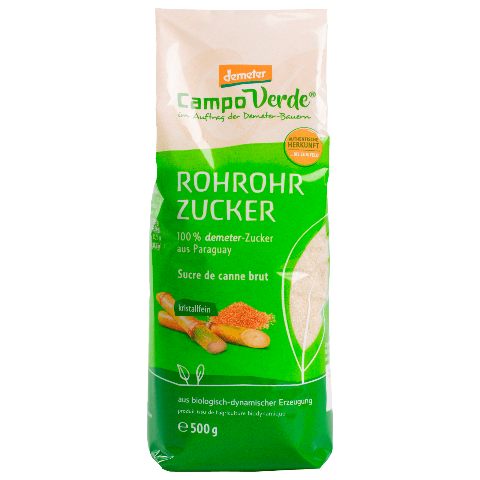 Campo Verde Bio Demeter Rohrohrzucker 500g Bei REWE Online Bestellen