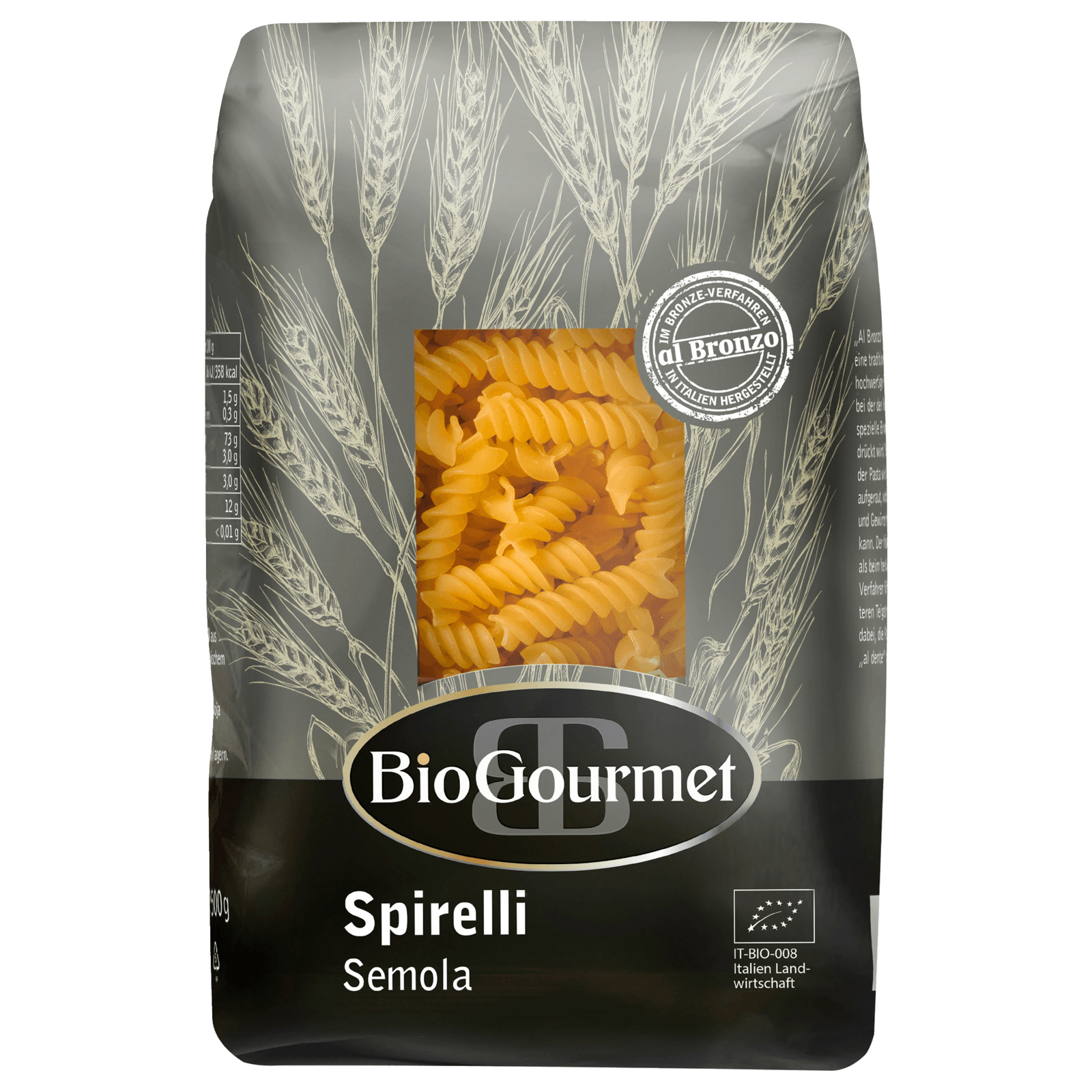 BioGourmet Bio Spirelli Semola 500g Bei REWE Online Bestellen