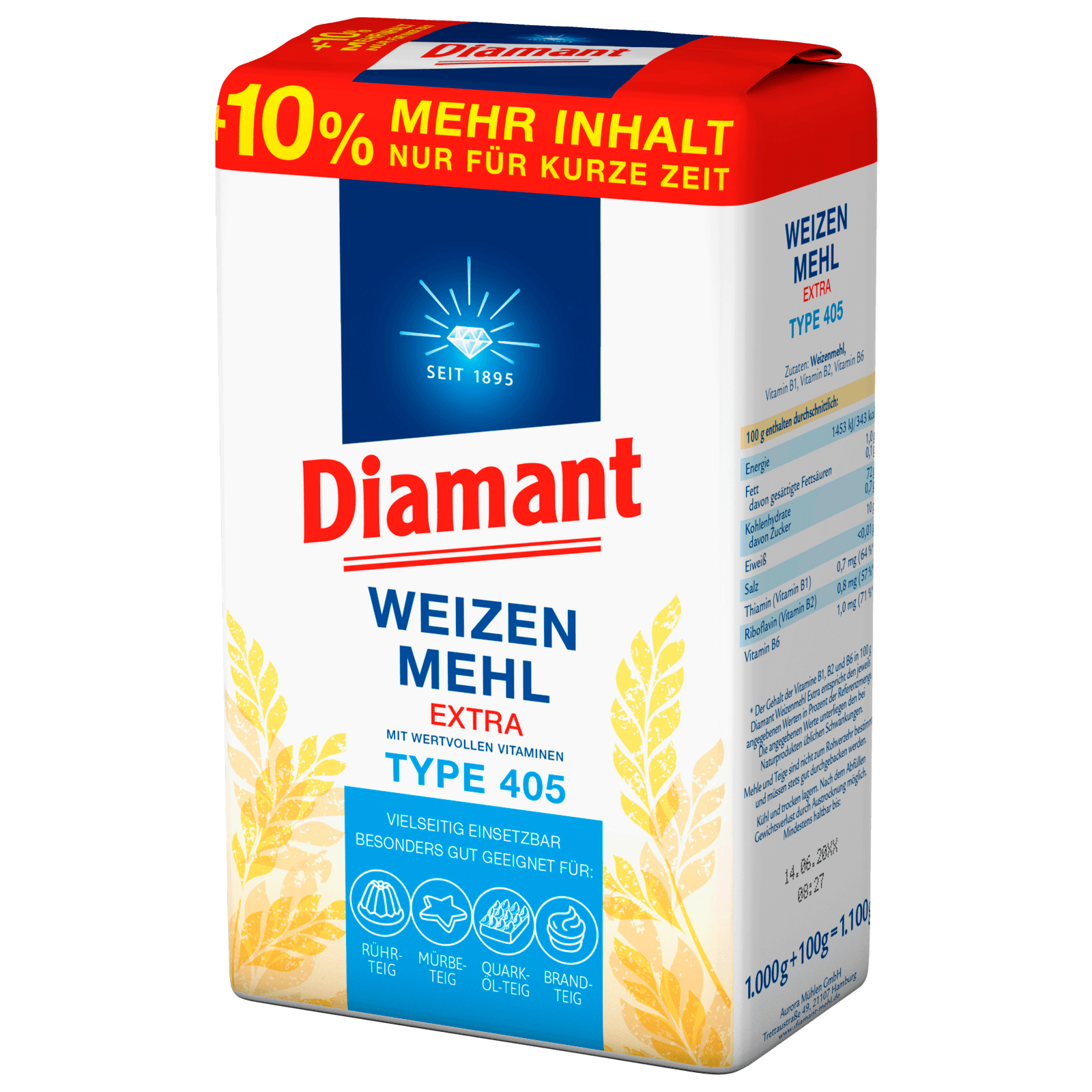 Diamant Weizenmehl Type 405 1 1kg Bei REWE Online Bestellen