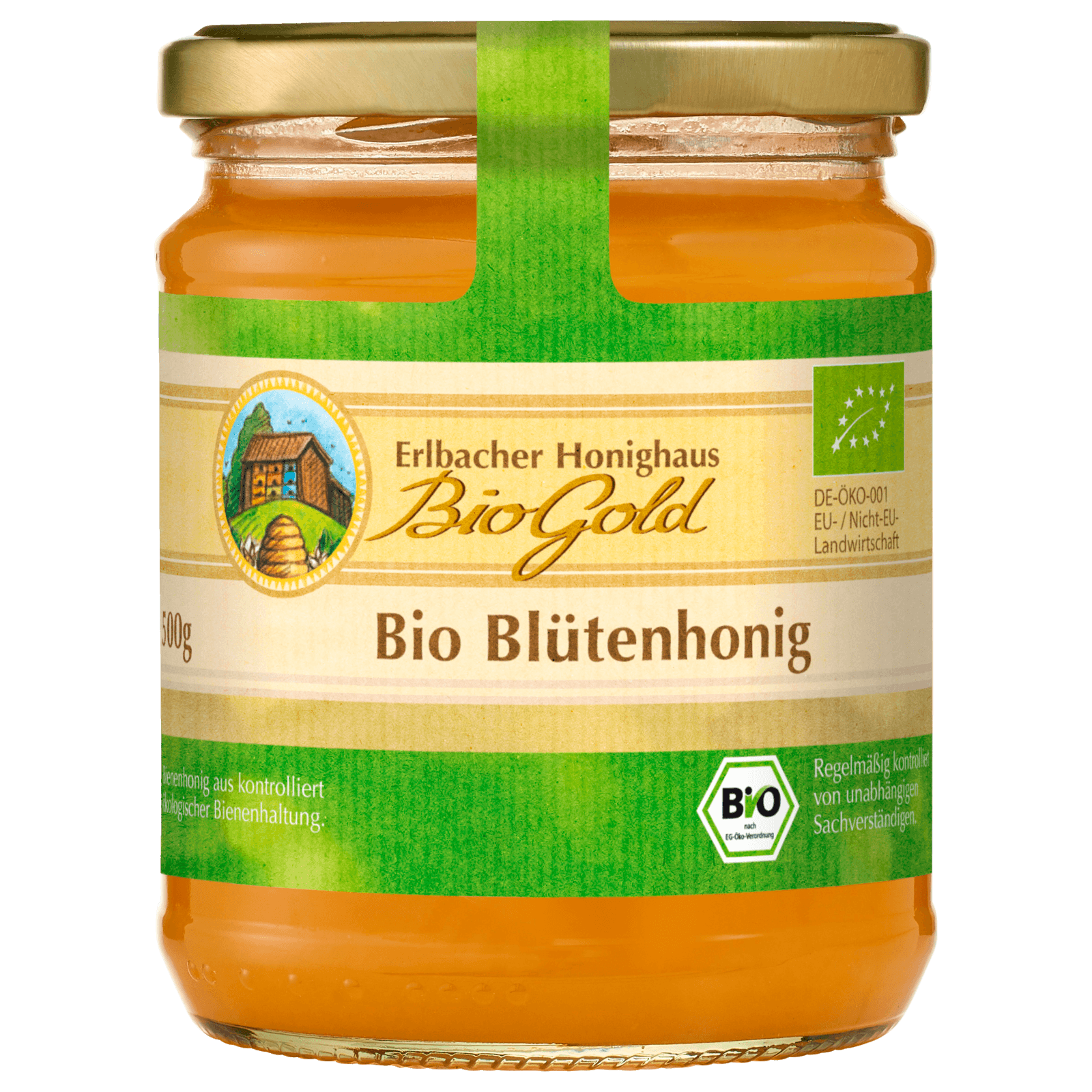 Erlbacher Honighaus Biogold Bio Blütenhonig 500g bei REWE online bestellen