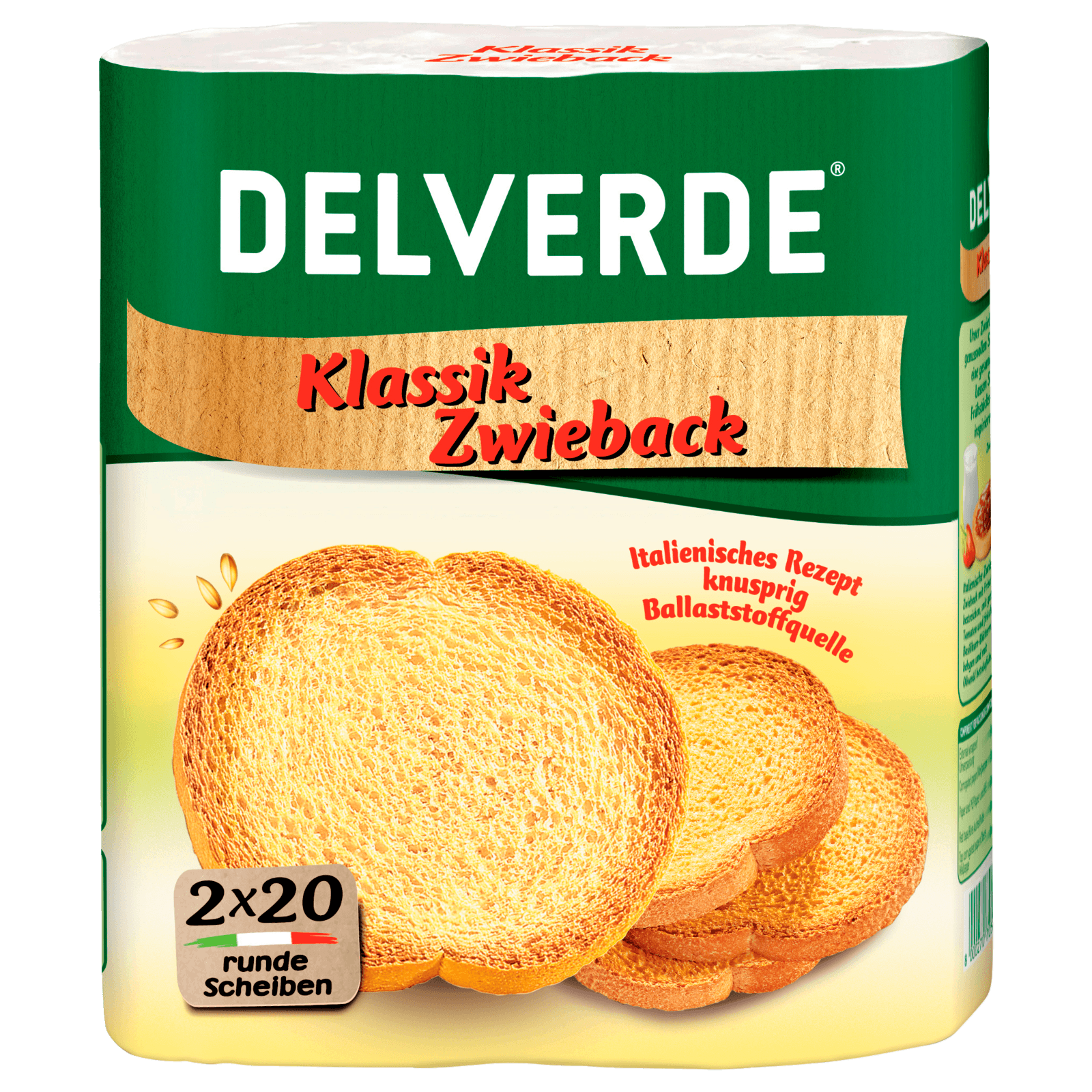 Delverde Bio Klassik Zwieback 300g Bei REWE Online Bestellen