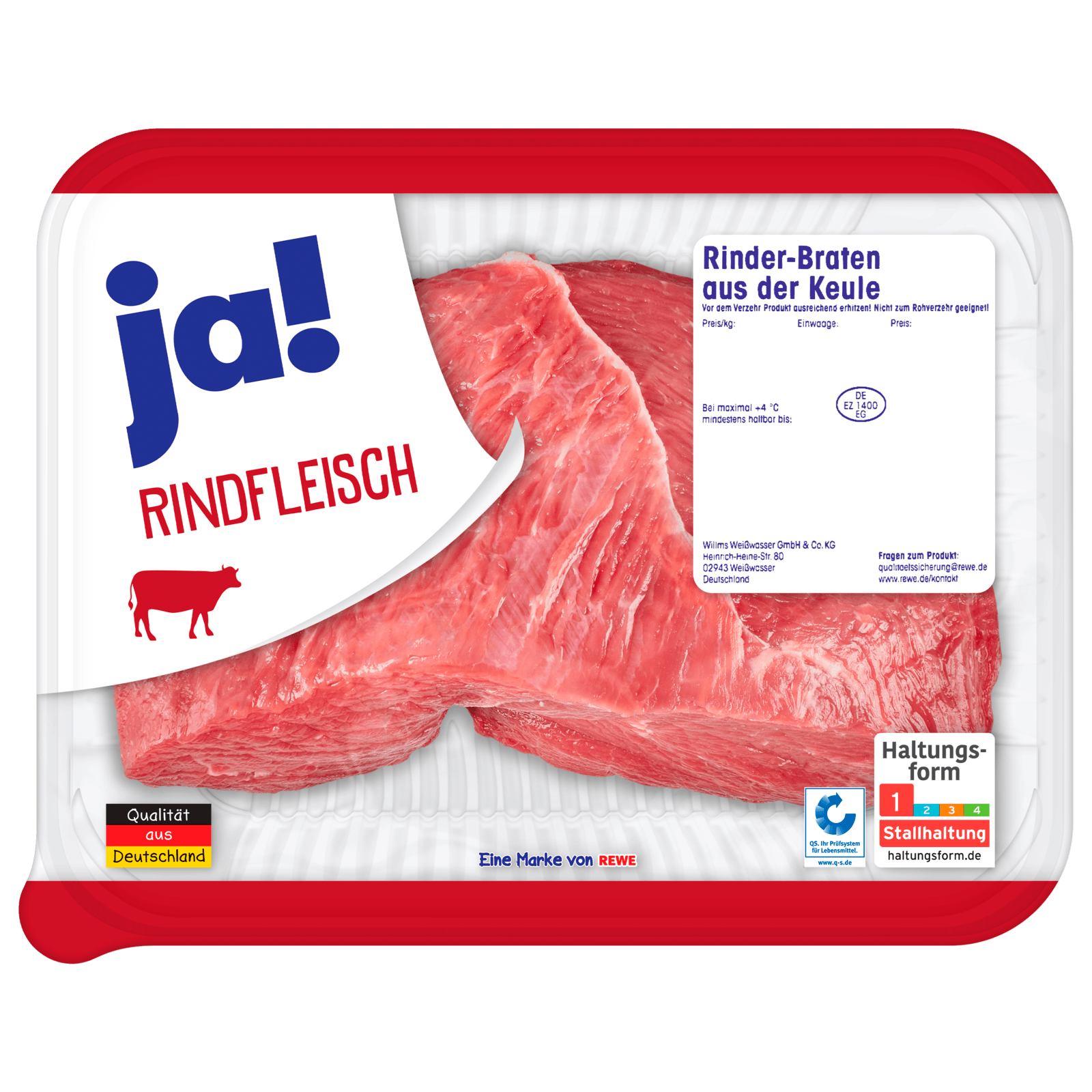 Ja Rinderbraten Aus Der Keule Ca 1kg Bei REWE Online Bestellen