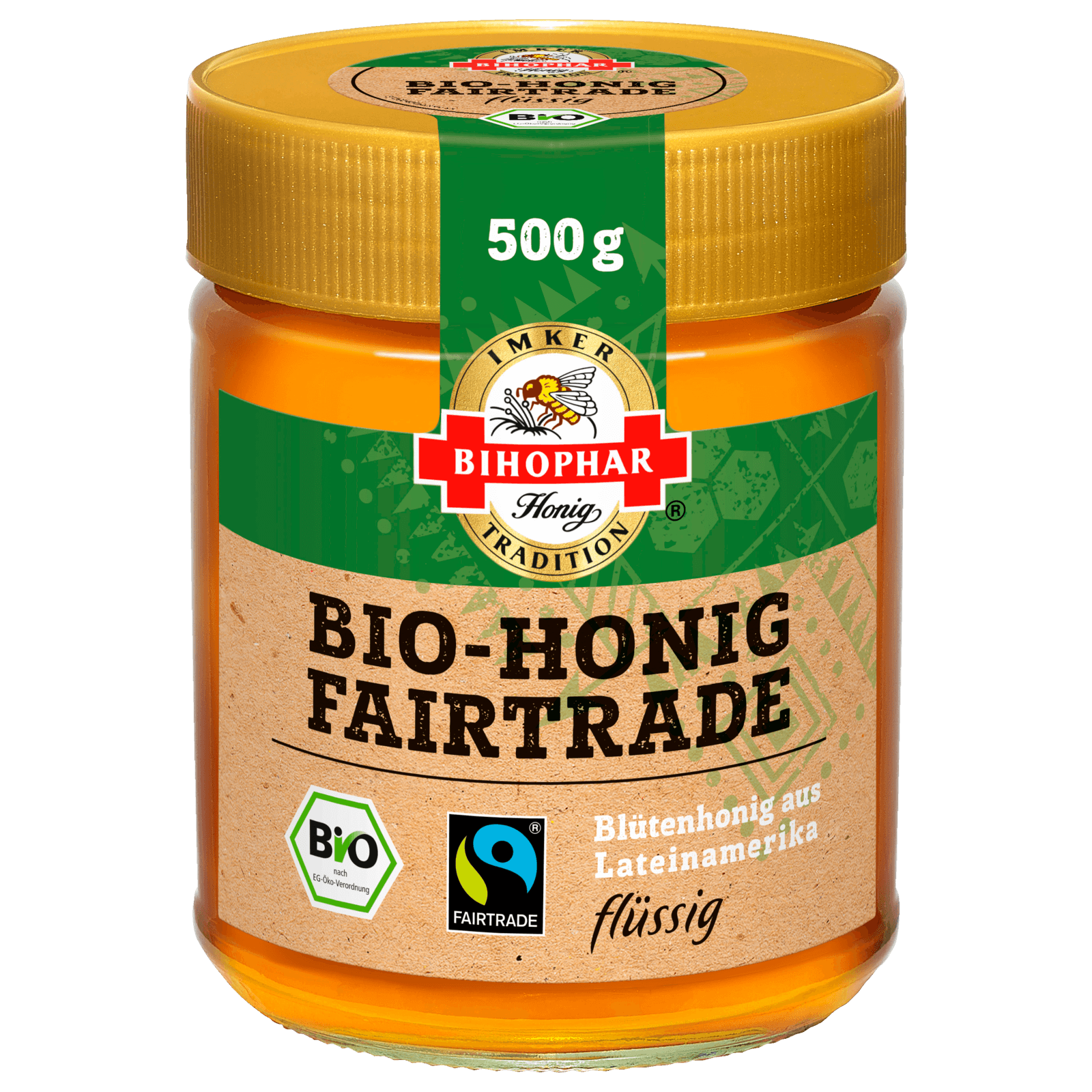 Bihophar Bio Blütenhonig Fairtrade aus Lateinamerika flüssig 500g bei