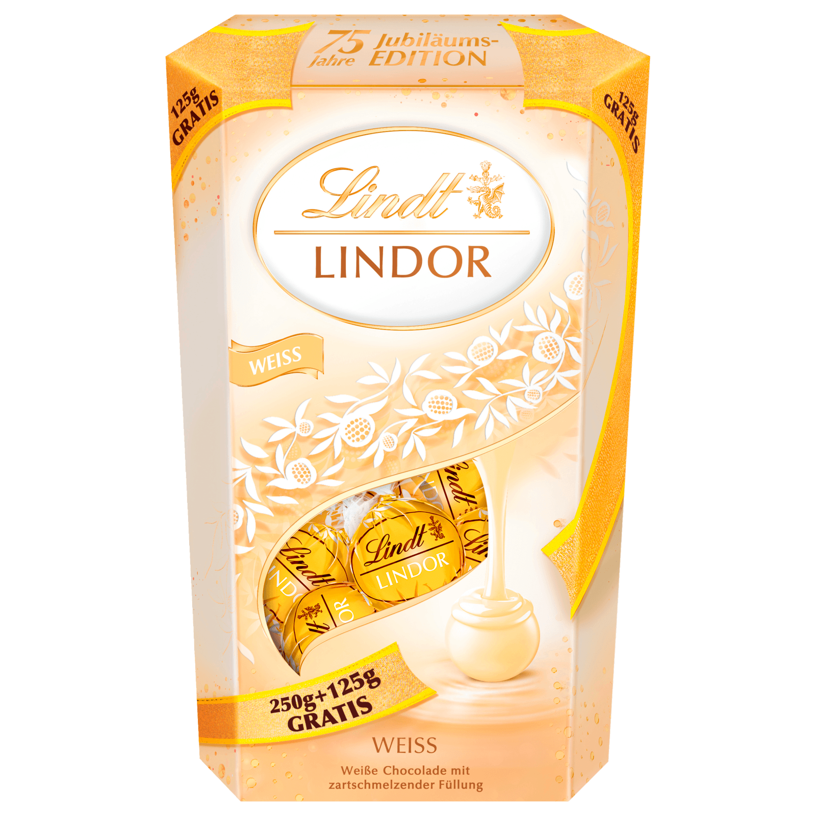 Lindt Lindor Weisse Schokoladen Kugeln mit Füllung 375g bei REWE online