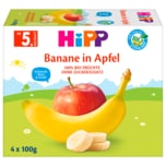 Hipp Frucht-Pause Bio Banane in Apfel 4x100g