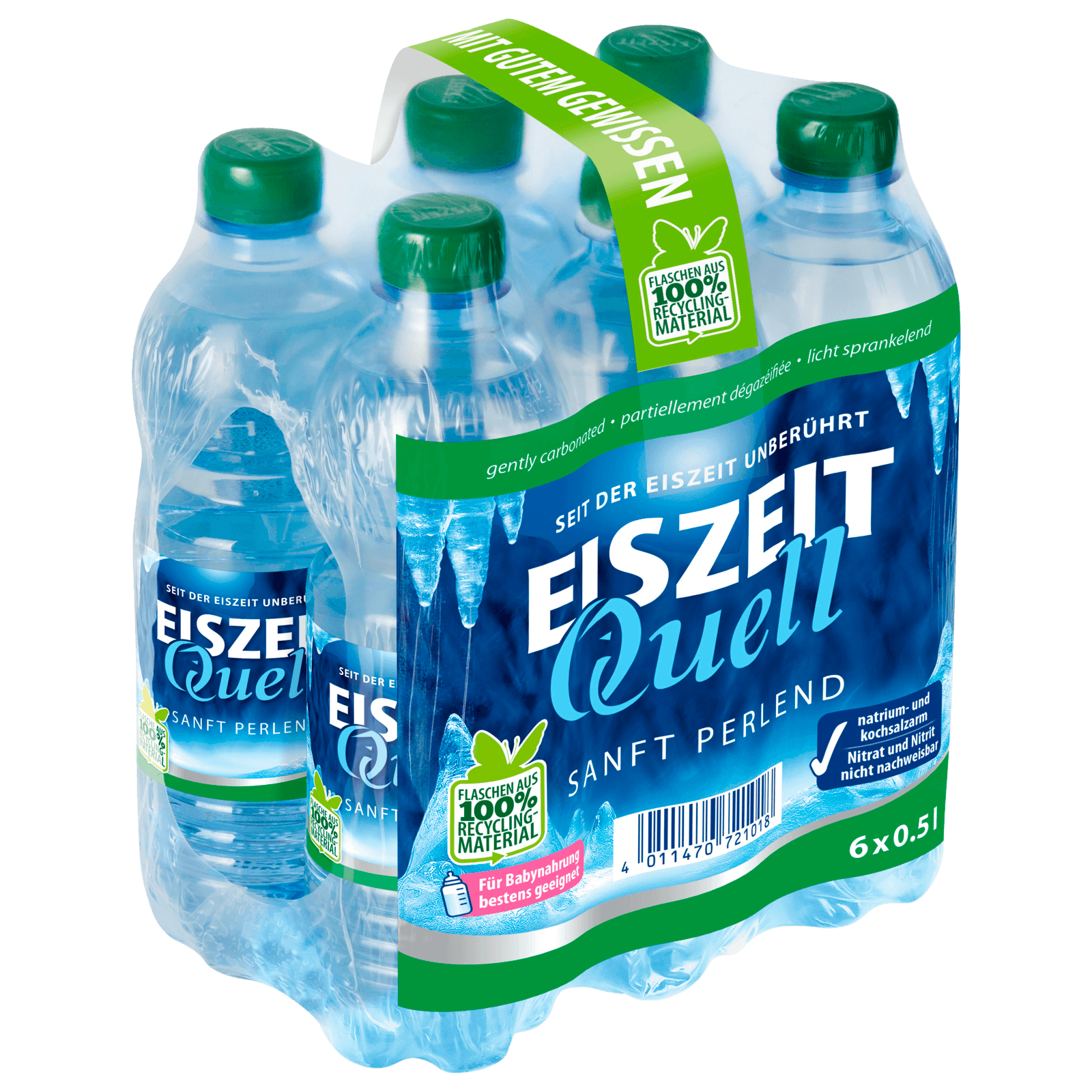 EiszeitQuell Mineralwasser sanft perlend 6x0,5l  für 2.94 EUR