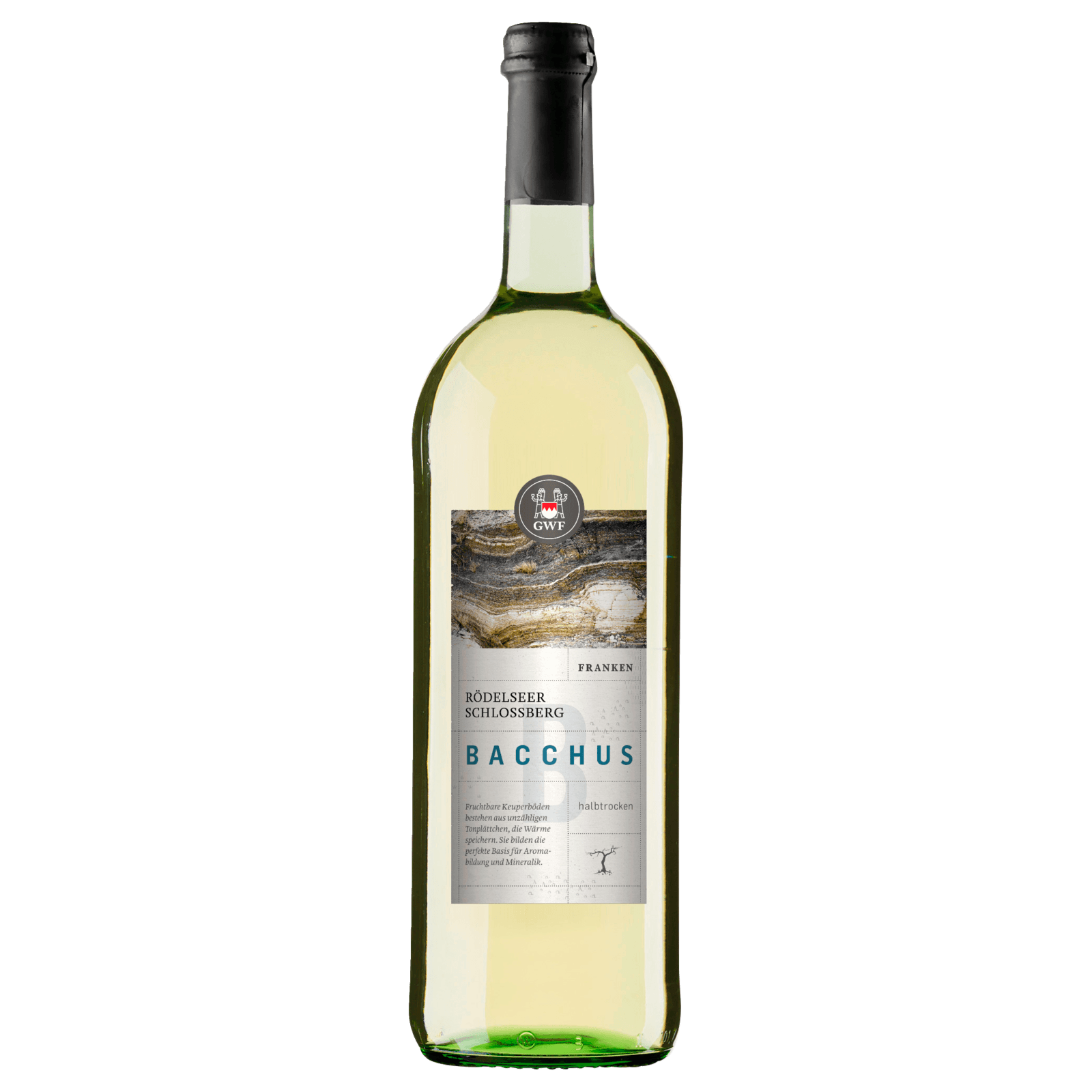 GWF Weißwein Bacchus QbA online bei REWE 1l halbtrocken bestellen