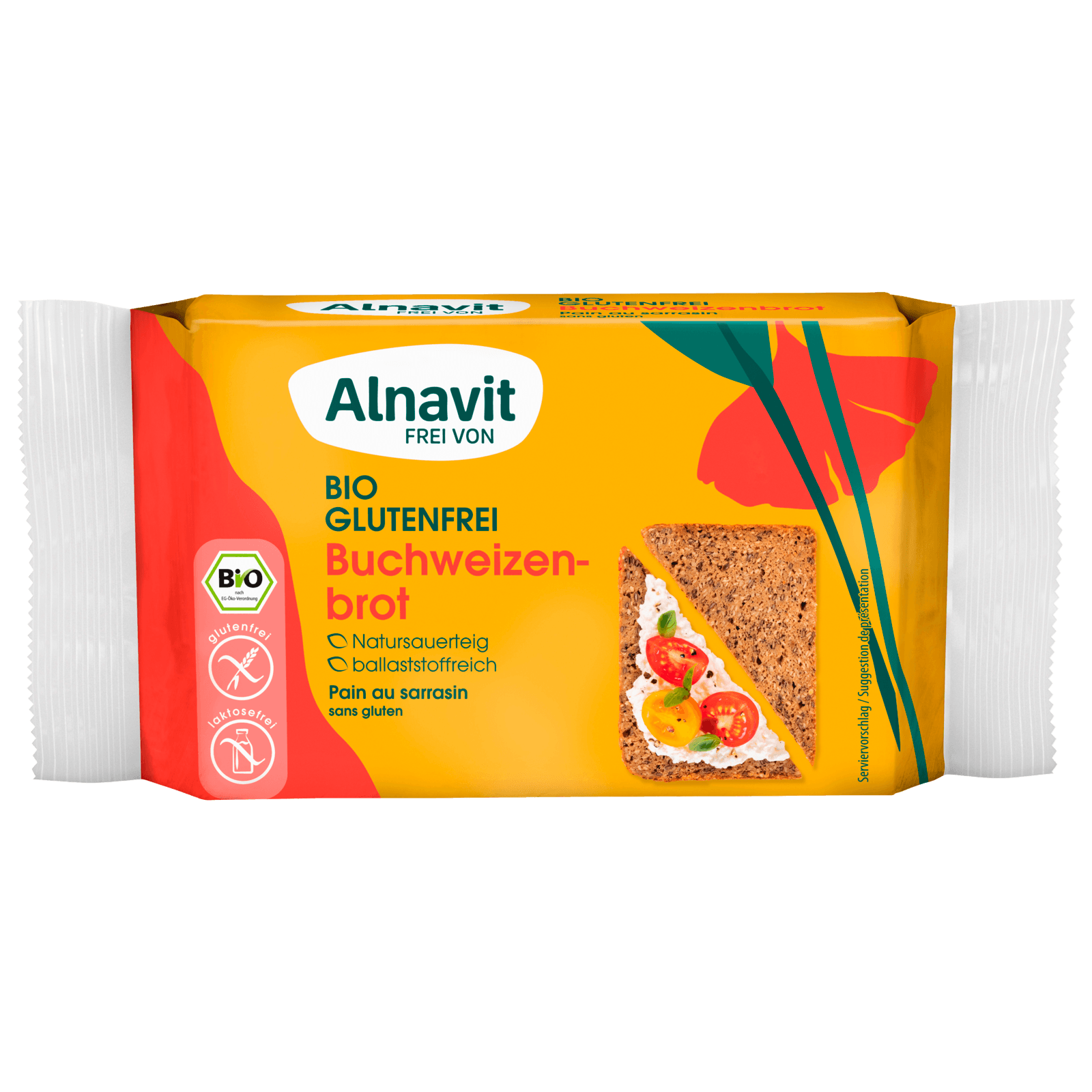 Alnavit Bio Buchweizenbrot glutenfrei 250g