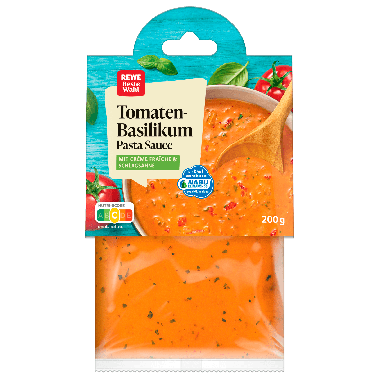 REWE Beste Wahl Pastasauce Tomate-Basilikum 200g bei REWE online bestellen!