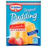 Dr. Oetker Original Pudding Vanille Geschmack 3+1 Gratis 37g