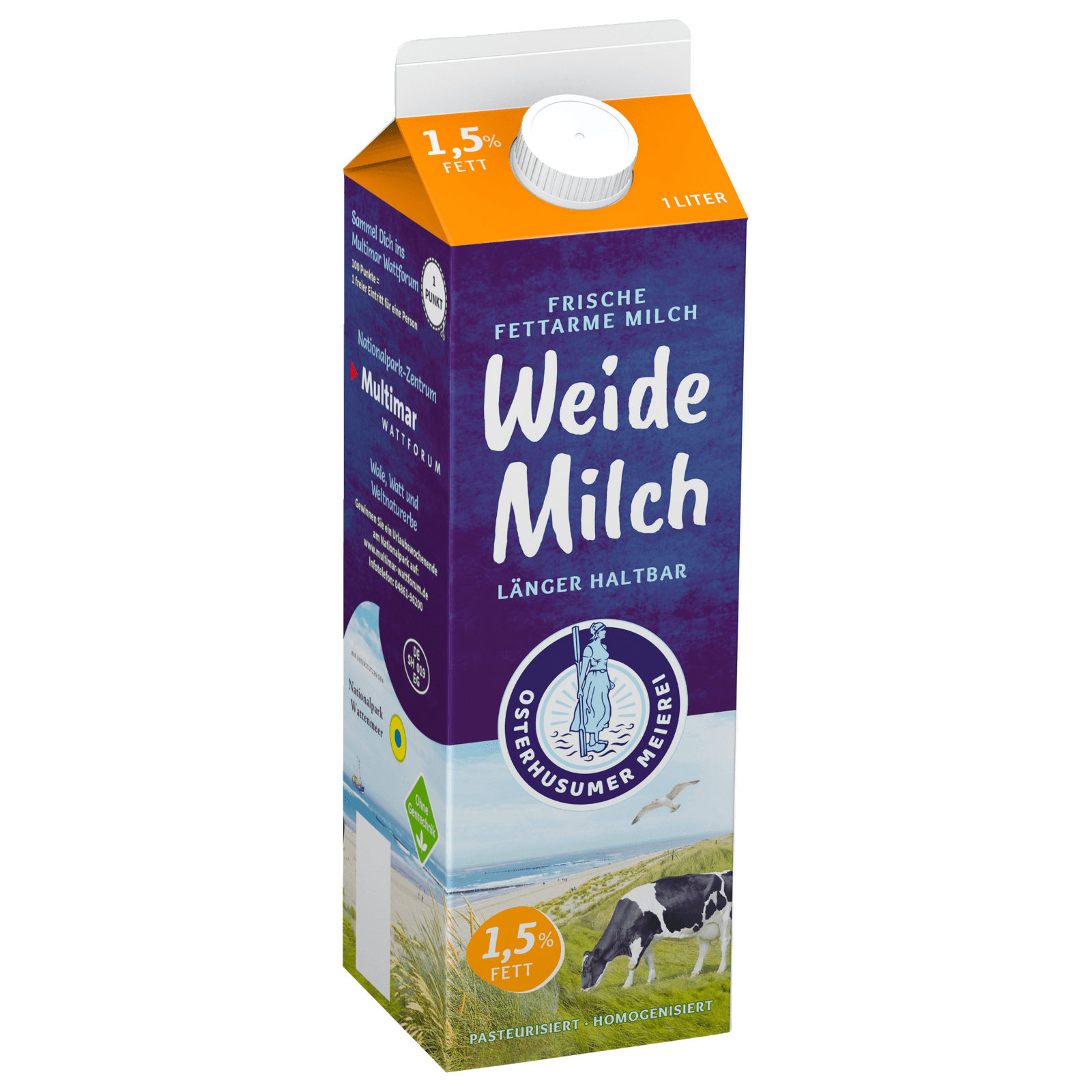 Osterhusumer Meierei Weide Milch Haltbar 1,5% 1l  für 1.49 EUR
