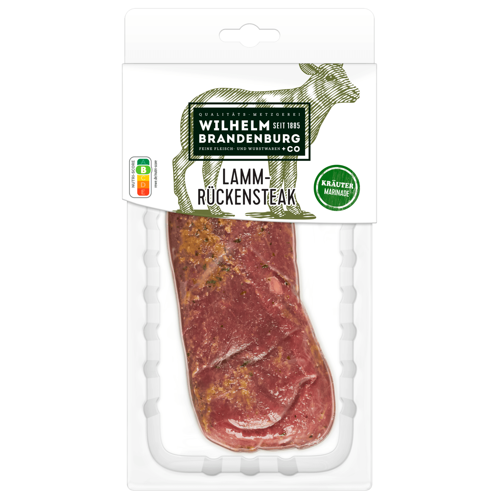 Wilhelm Brandenburg Lamm-Rückensteak ohne Knochen mariniert ca. 200g ...