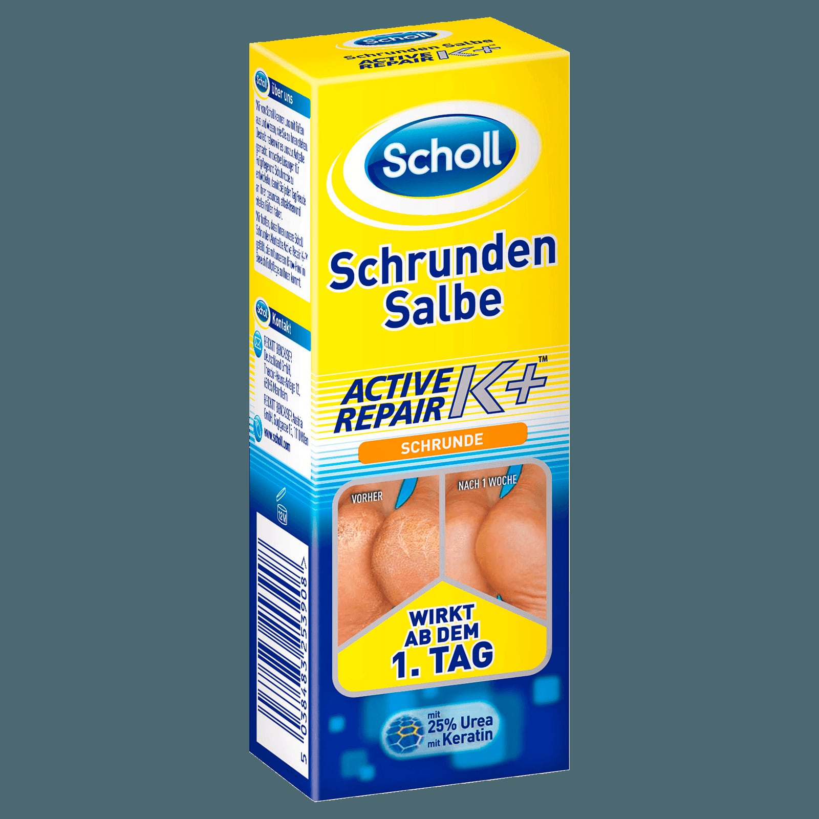 Scholl Schrundensalbe Keratin 60ml bei REWE online bestellen! | Fußcremes