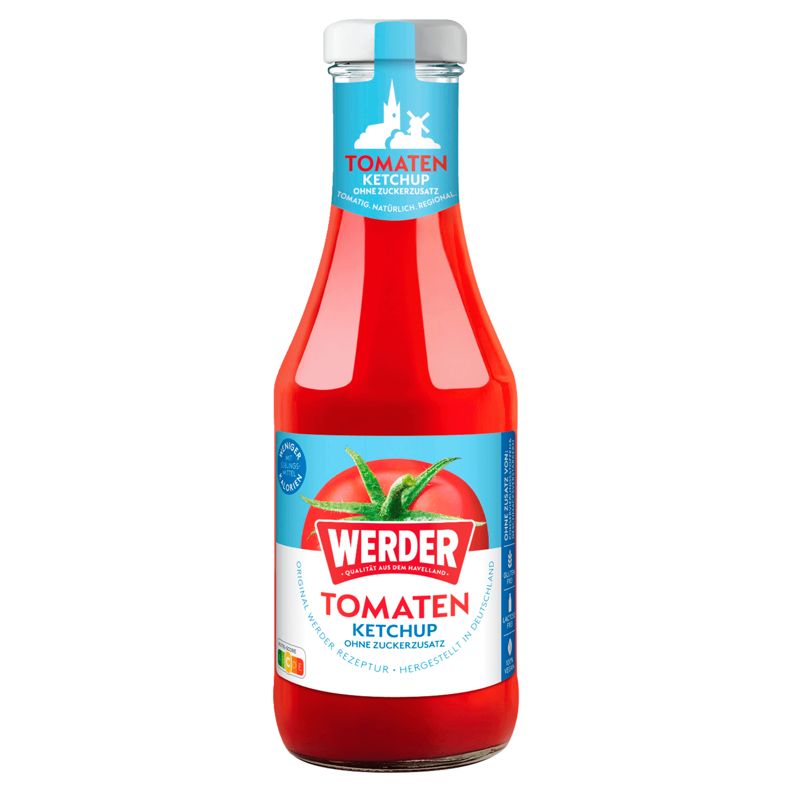Werder Feinkost Tomatenketchup ohne Zuckerzusatz 450ml  für 2.39 EUR