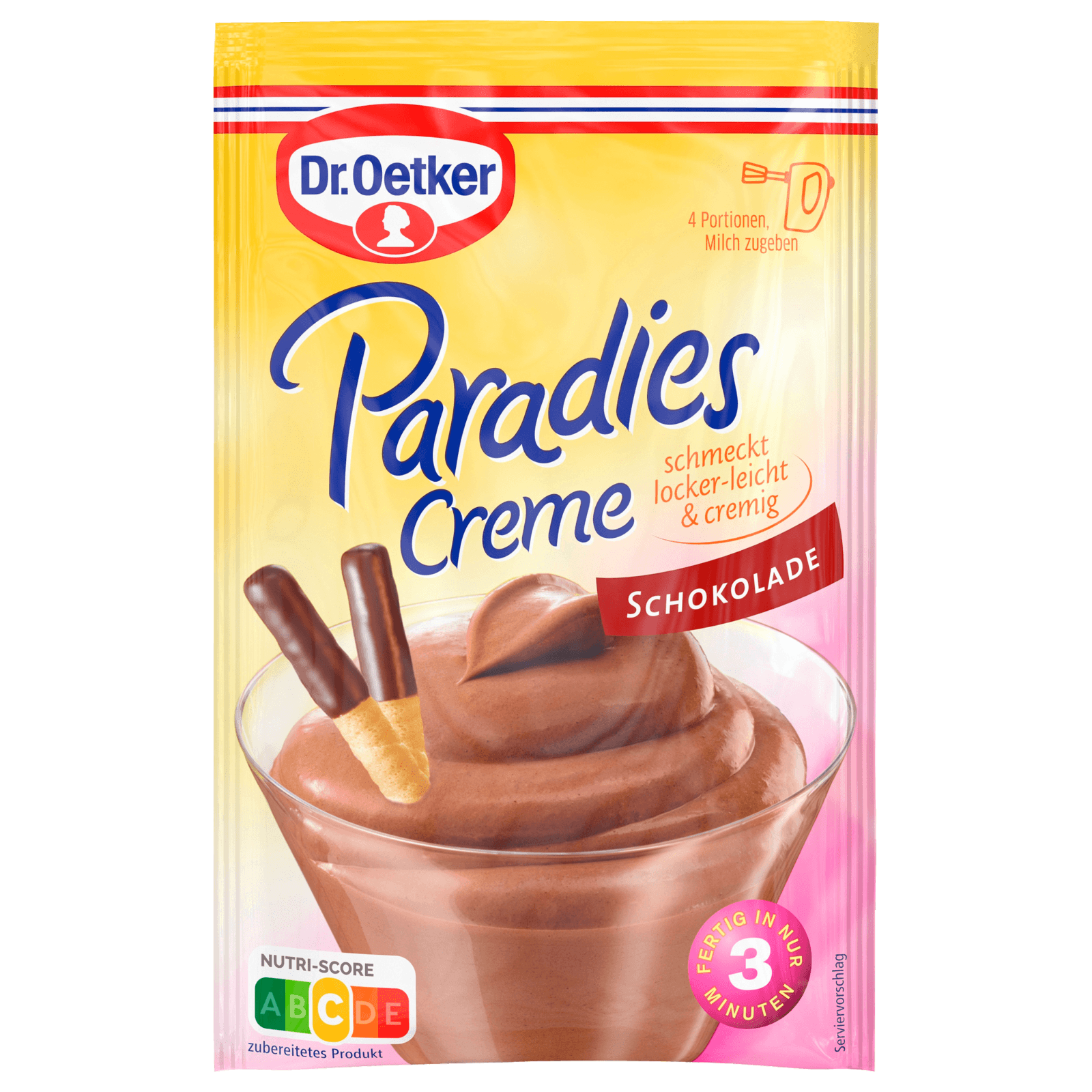 Dr. Oetker Paradiescreme Dessert Schokolade 74g