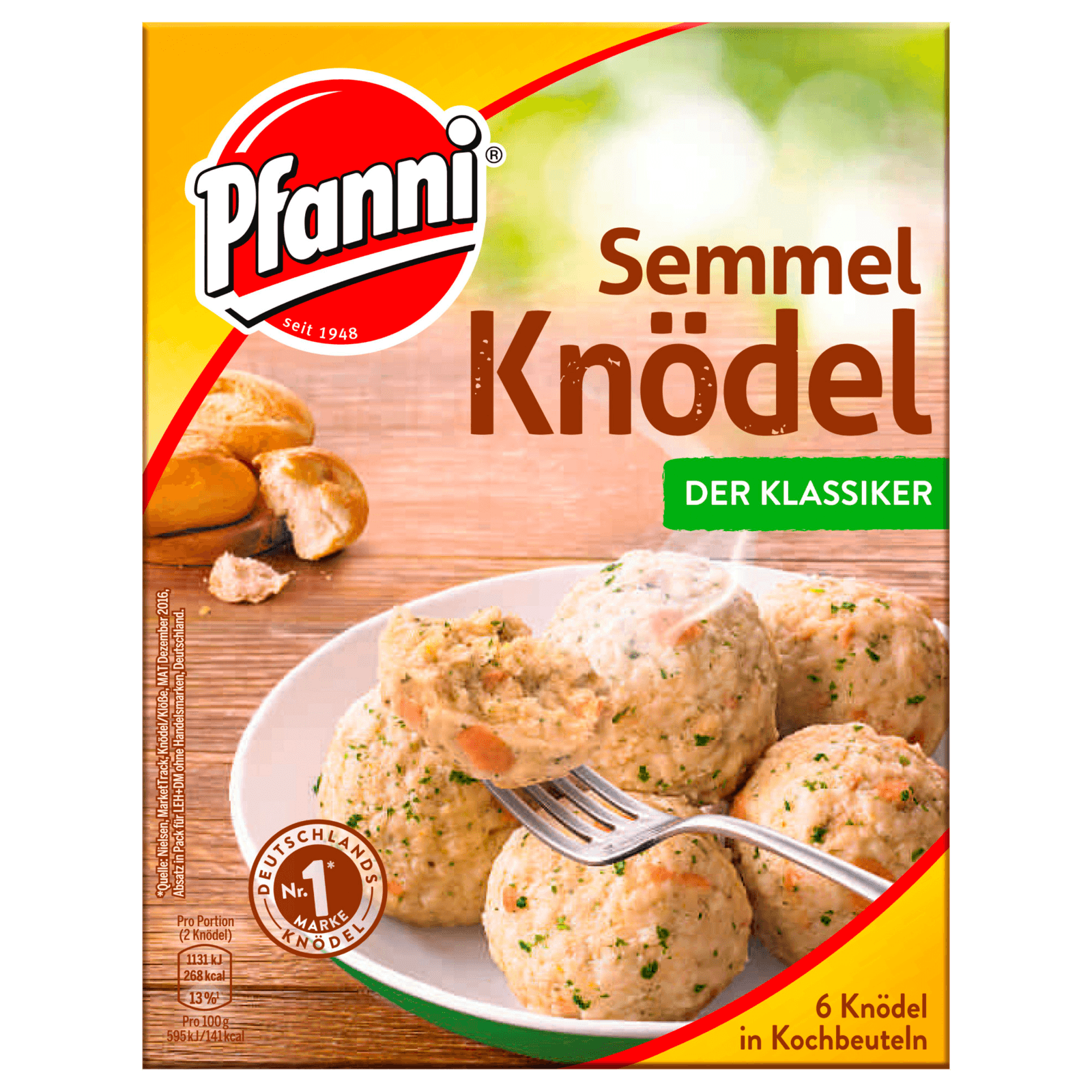 Pfanni Semmelknödel der Klassiker 6 Stück