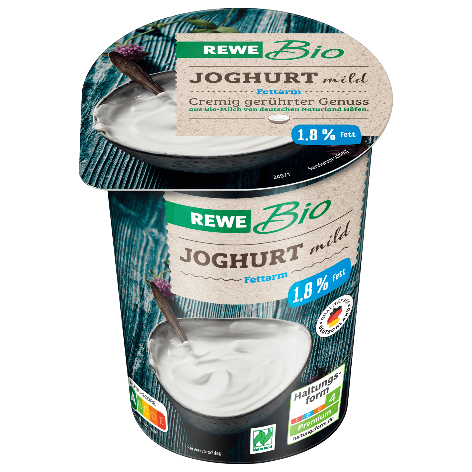 REWE Bio Joghurt mild fettarm 500g