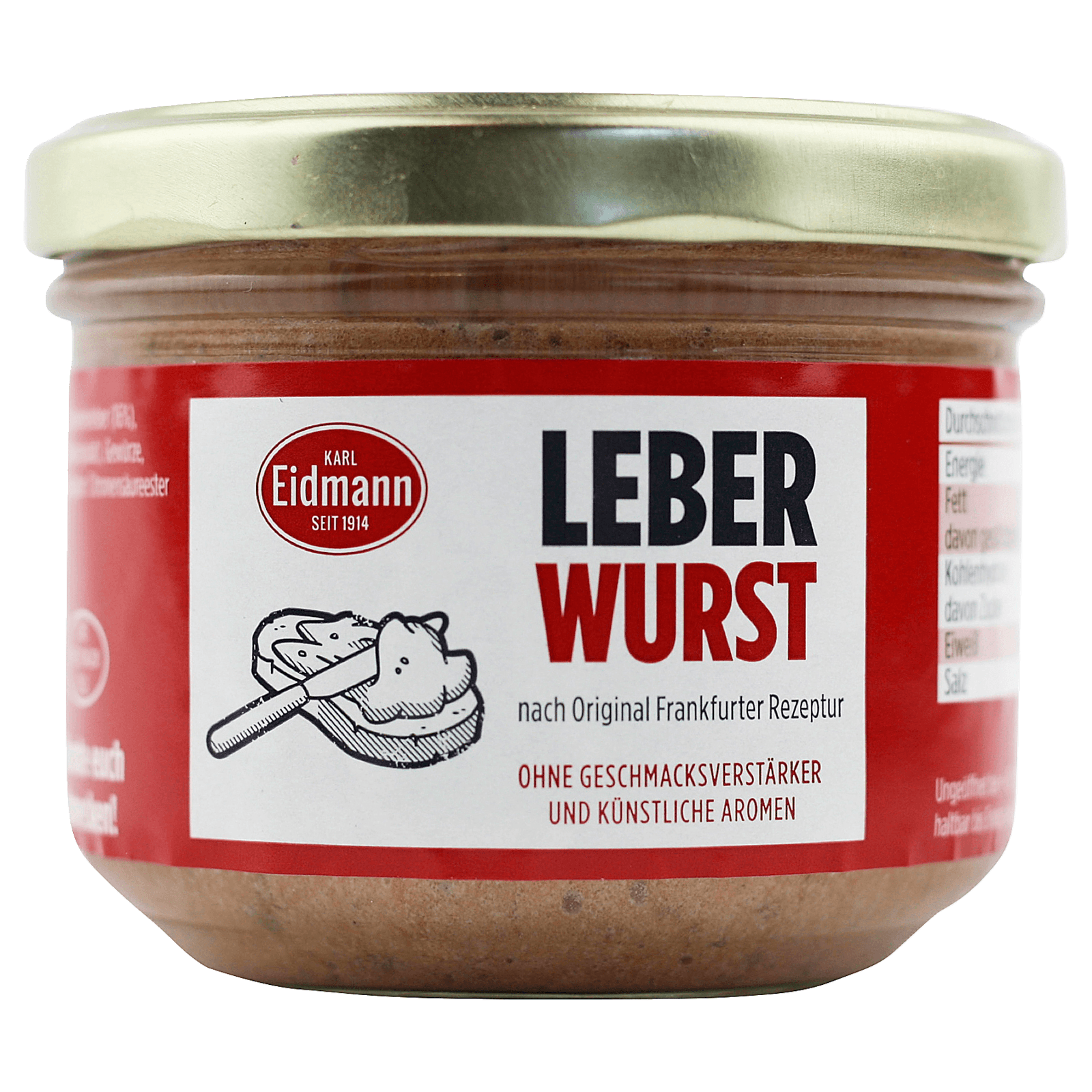 Eidmann Frankfurter Leberwurst im Glas 200g bei REWE