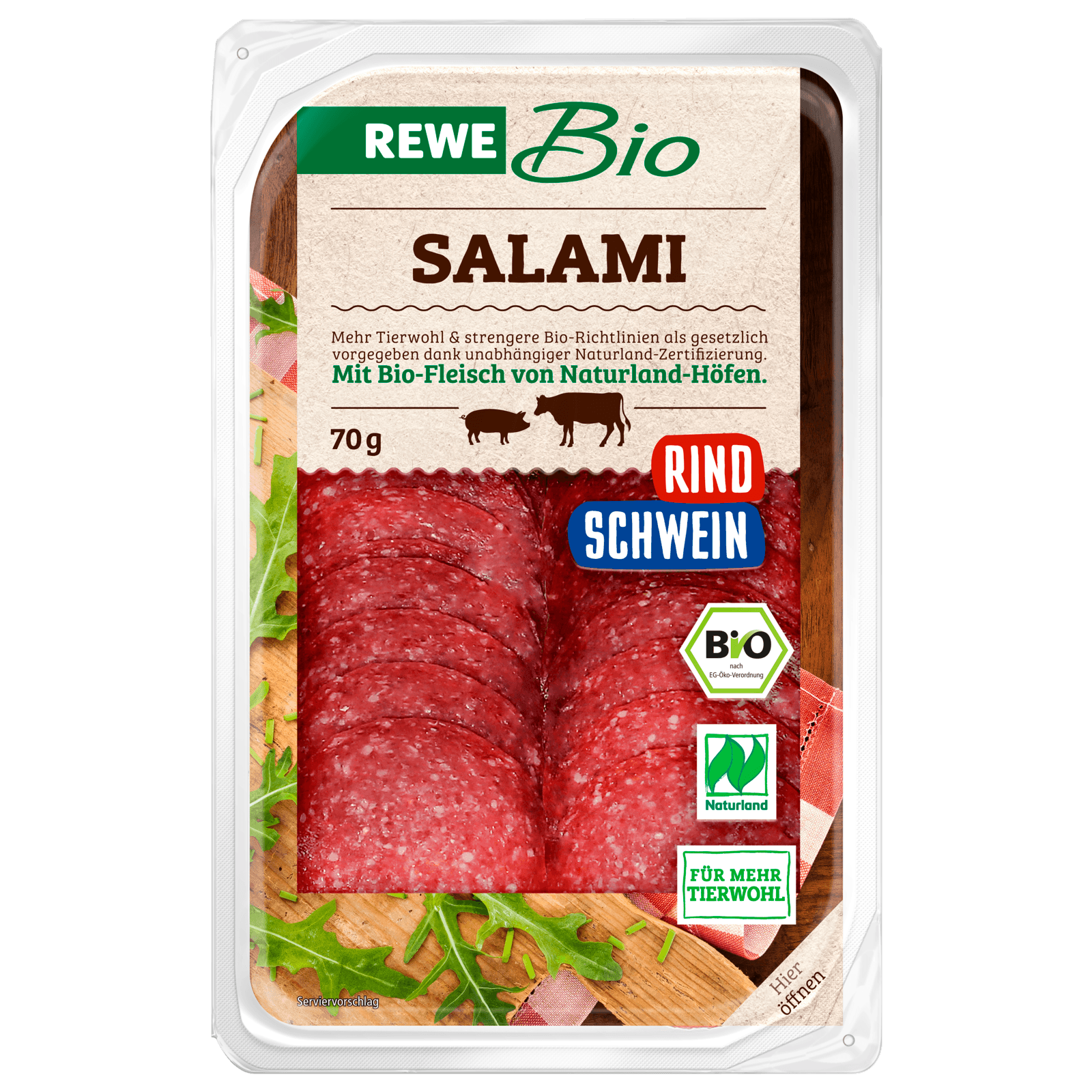 REWE Bio Salami 70g