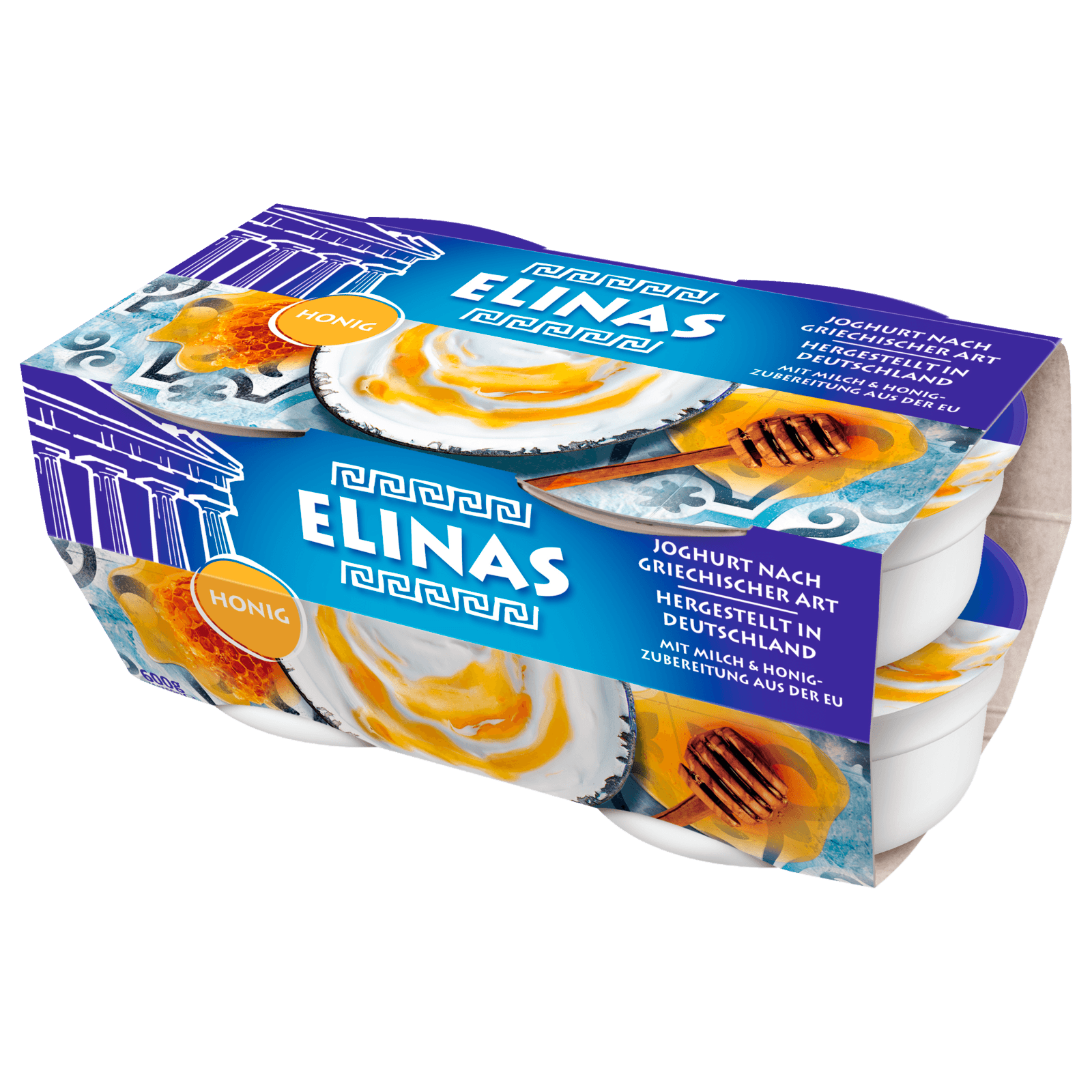 Elinas Joghurt Griechischer Art Honig 4x150g bei REWE online bestellen!