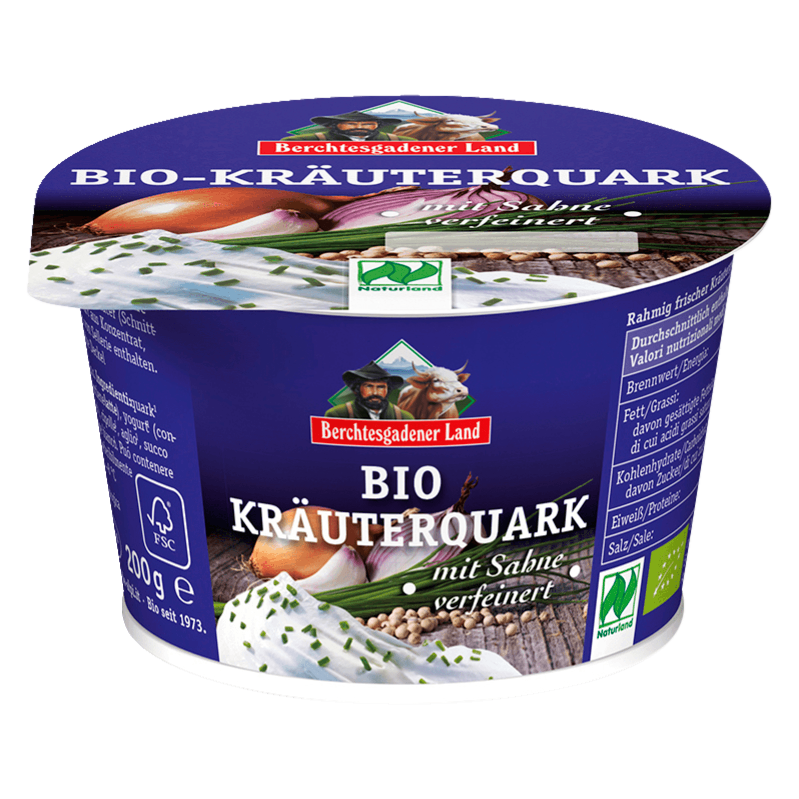 Berchtesgadener Land Bio-Kräuterquark 40% 200g