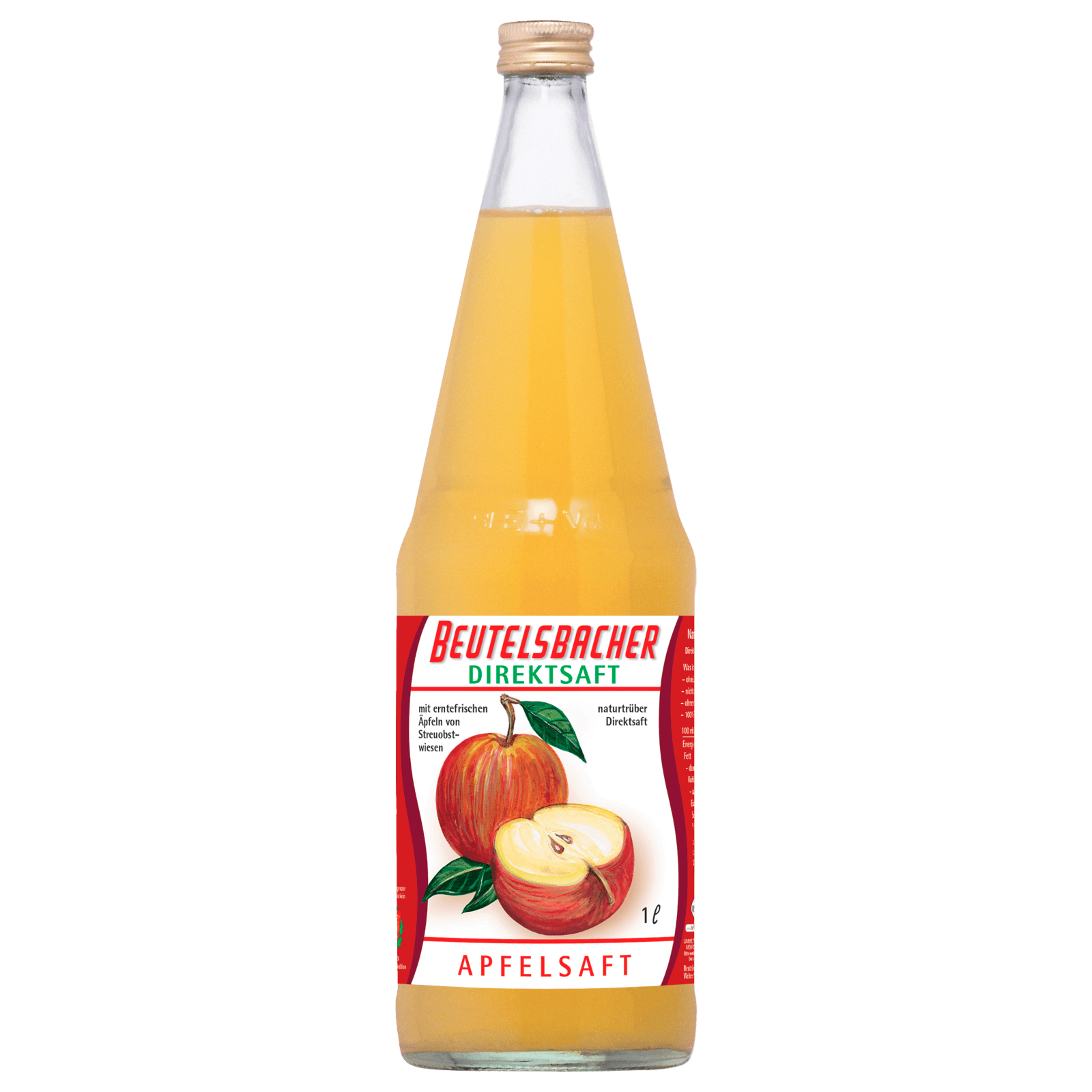 Beutelsbacher Bio Apfelsaft naturtrüb 1l bei REWE online bestellen!