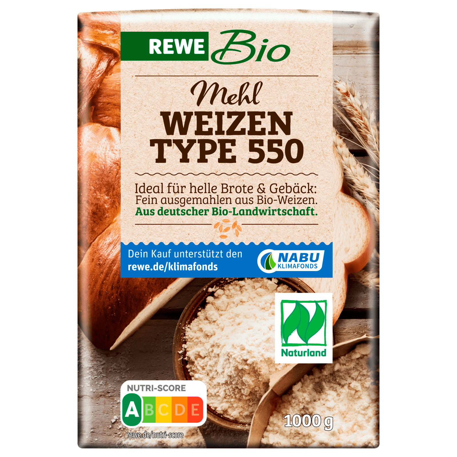 REWE Bio Weizenmehl Type 550 1kg