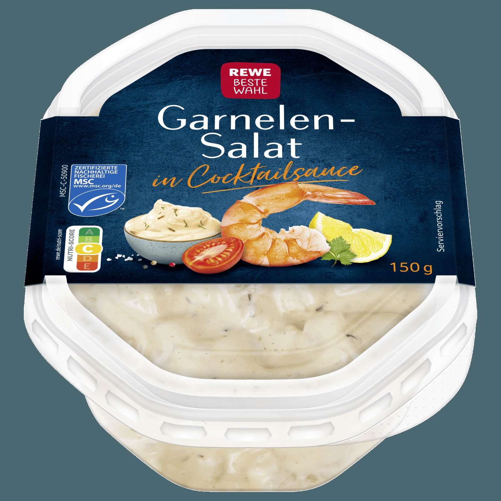 REWE Beste Wahl Garnelensalat in Cocktailsauce 150g