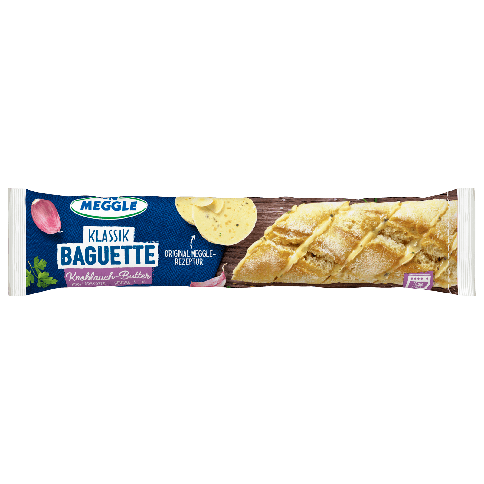 Meggle Klassik Baguette Knoblauch-Butter 160g