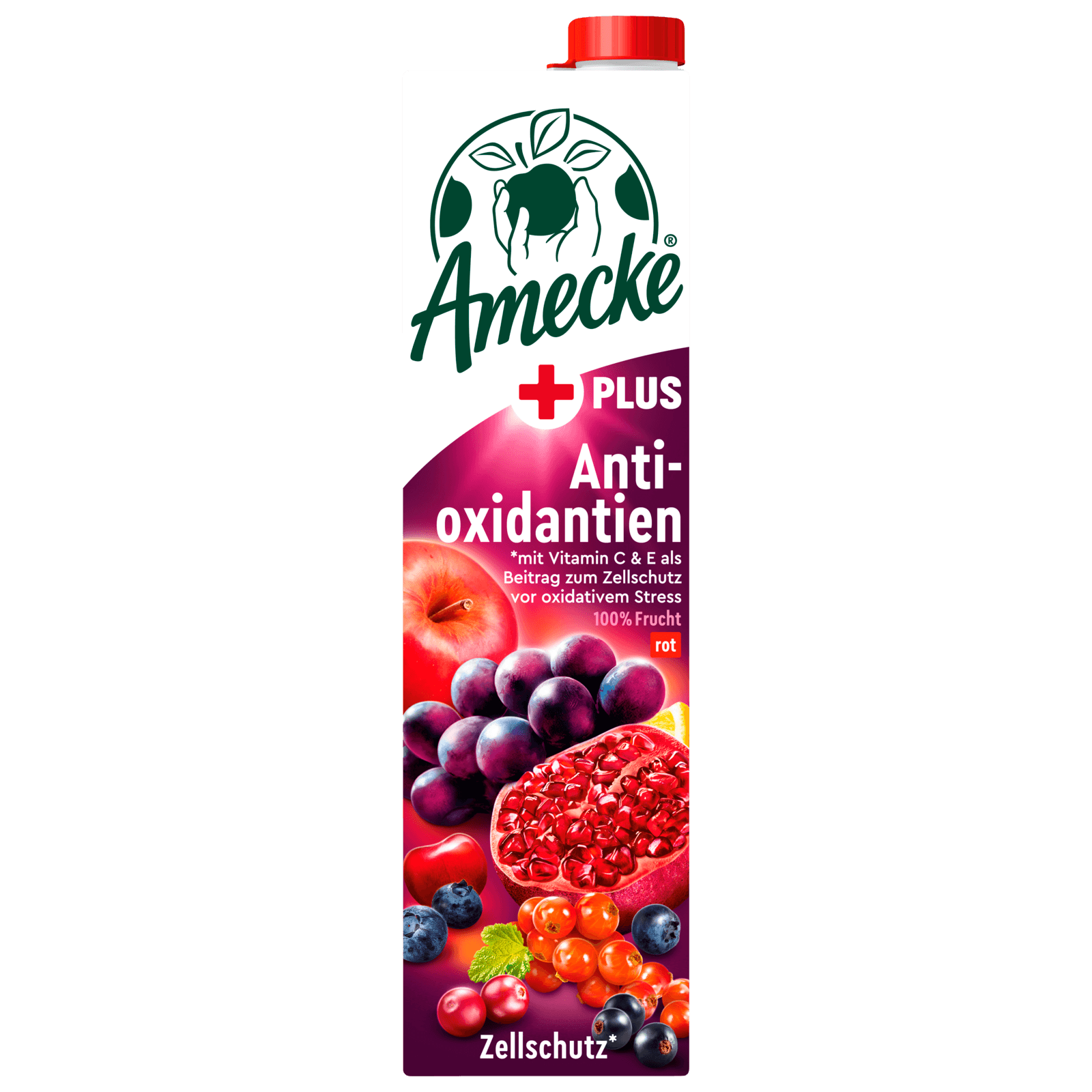 Amecke Mehrfruchtsaft +Antioxidantien rot 1l