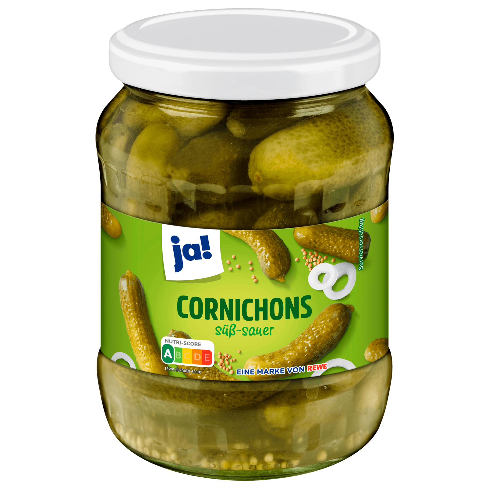 ja! Cornichons süß-sauer 370g