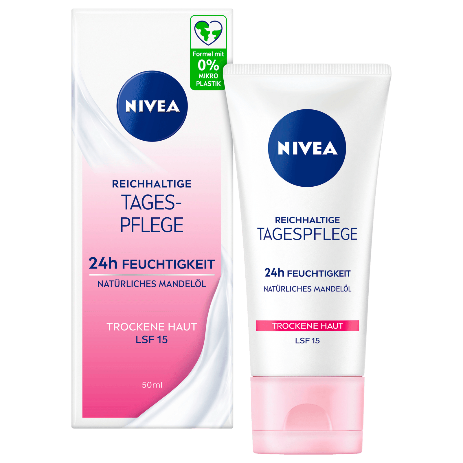 NIVEA Reichhaltige Tagespflege für trockene und sensible Haut 50ml