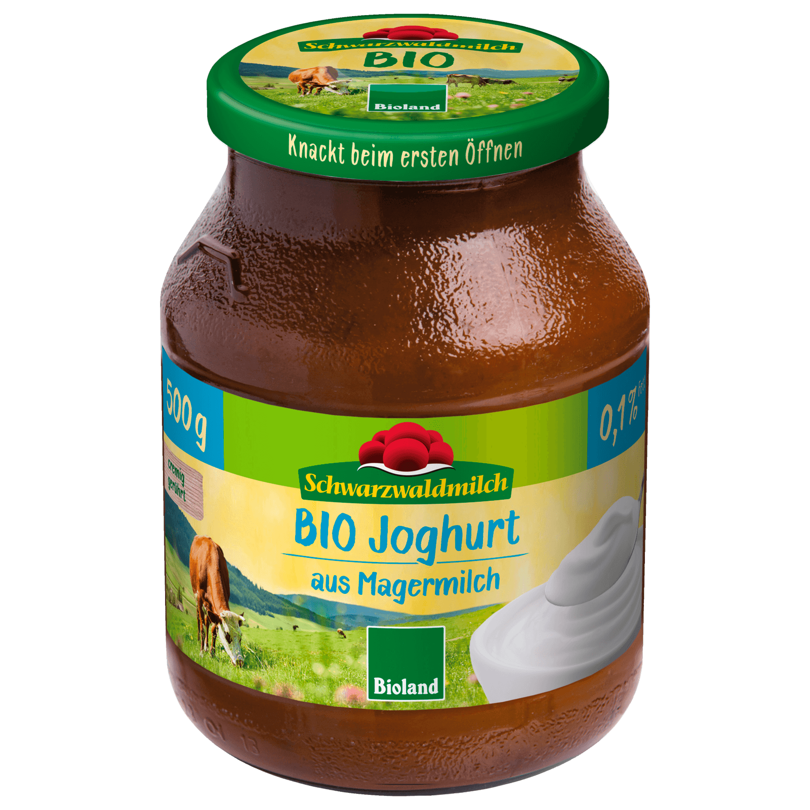 Schwarzwaldmilch Bio Joghurt 0,1 Fett 500g Glas bei REWE