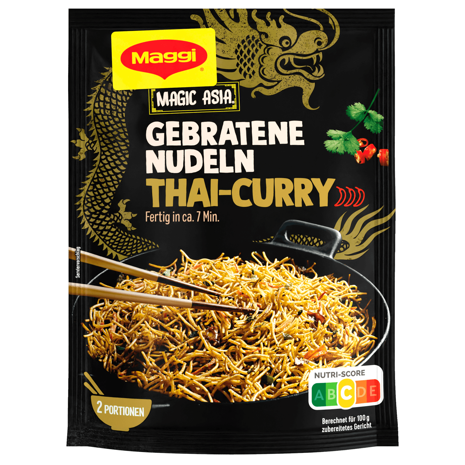 Maggi Magic Asia Gebratene Nudeln Thai Curry 130g bei REWE online