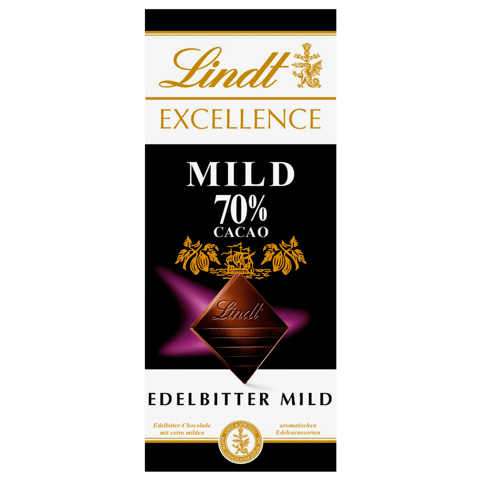 Lindt Excellence Schokolade Edelbitter mild 70% Cacao 100g