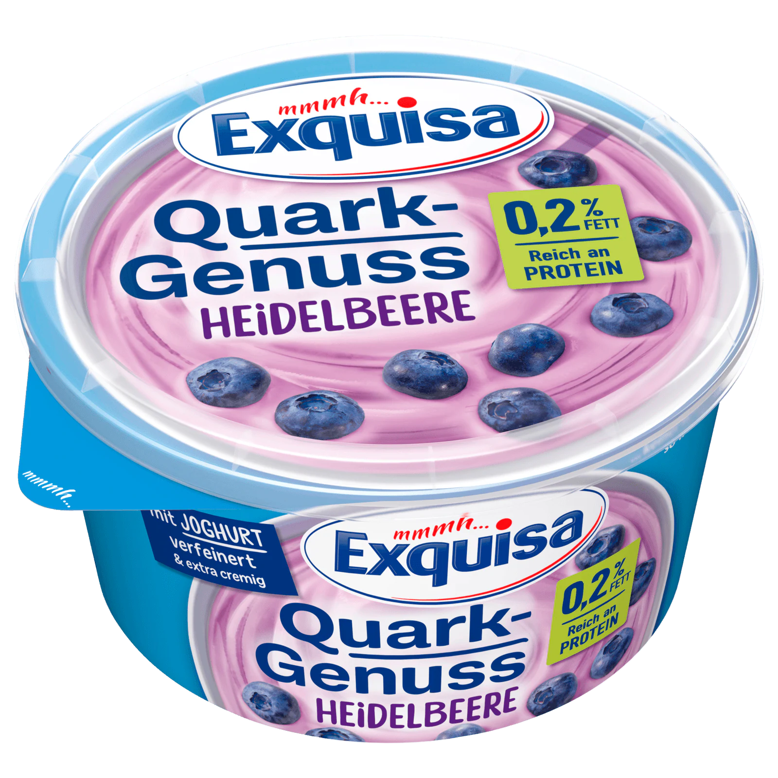 Exquisa QuarkGenuss Heidelbeere 0,2% 500g