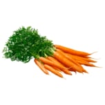 Karottenbund mit Grün