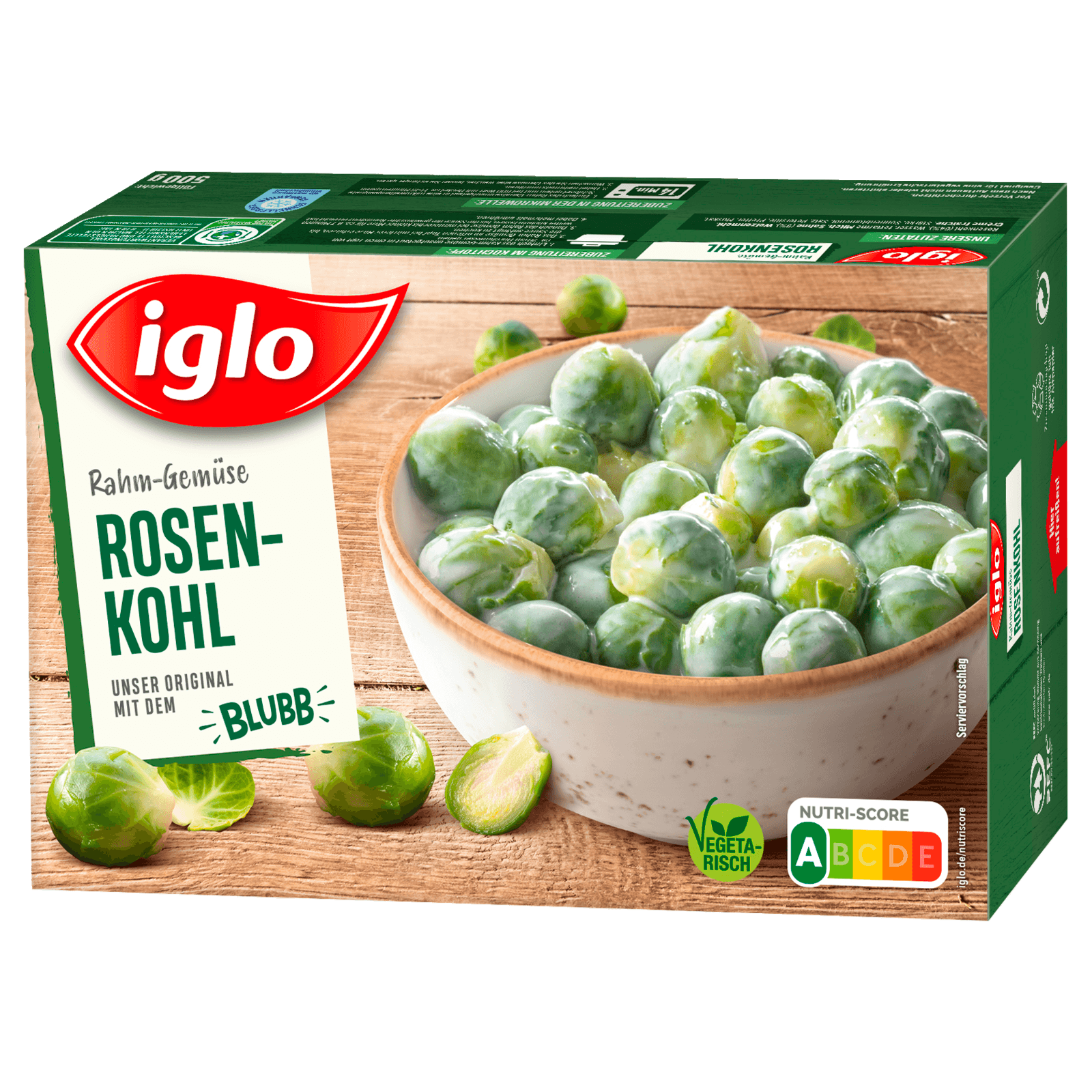 Iglo Rahmgemüse Rosenkohl 500g bei REWE online bestellen!