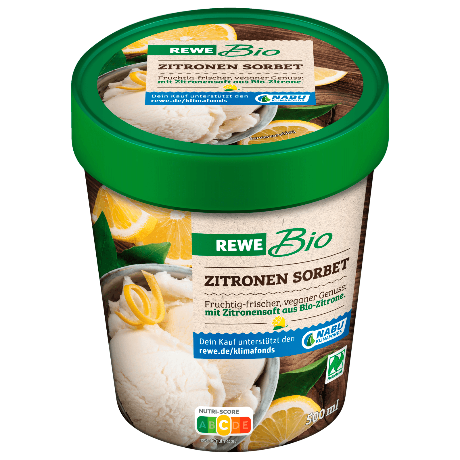 REWE Bio Zitronen Sorbet 500ml bei REWE online bestellen!