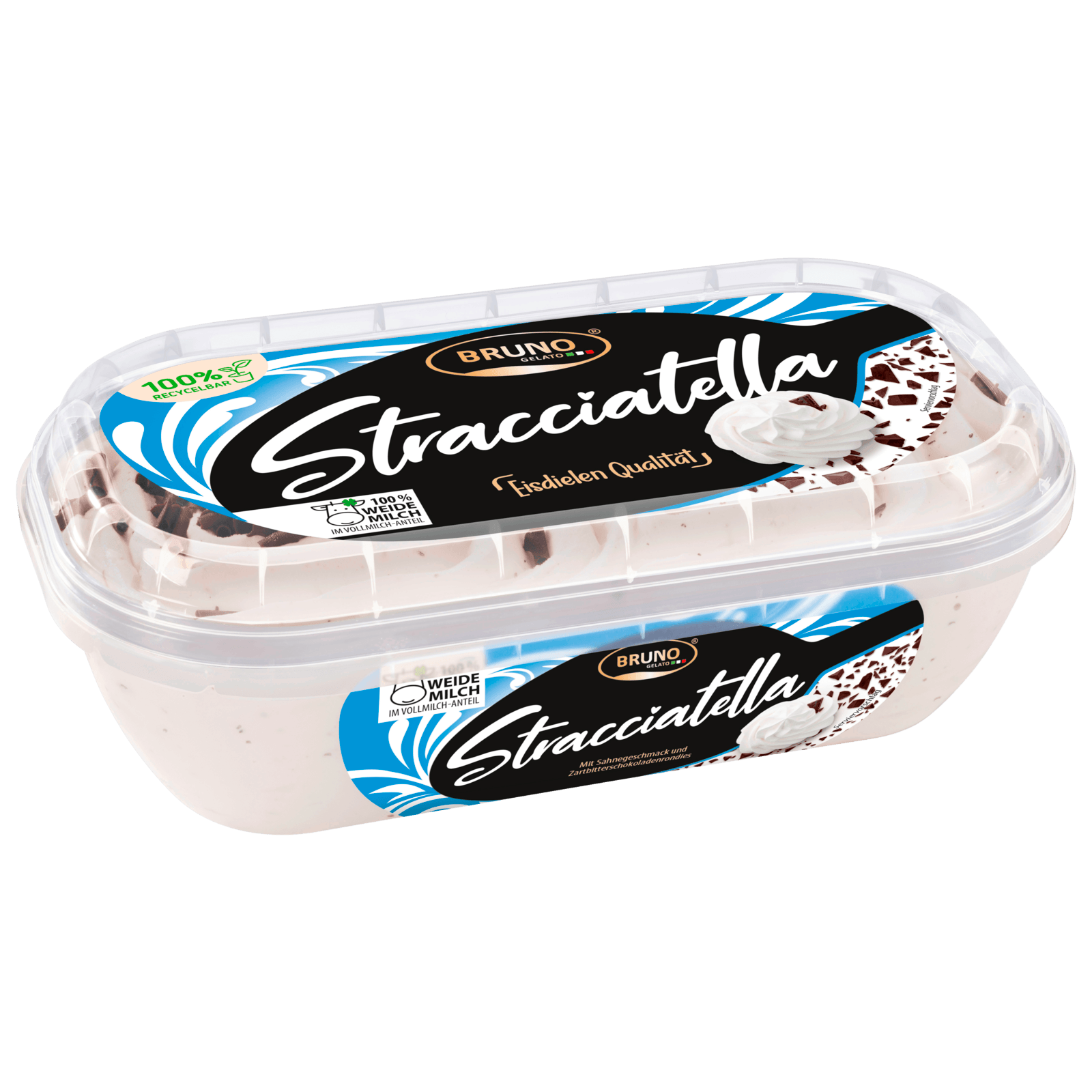 Stracciatella ▷ 6 litre ice cream tray Bruno Gelato