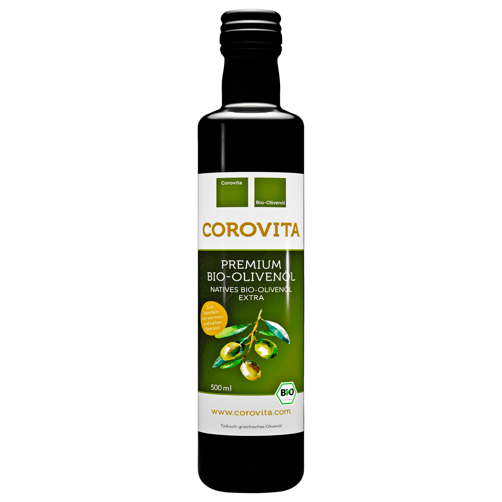 Corovita Bio natürliches Olivenöl extra 500ml