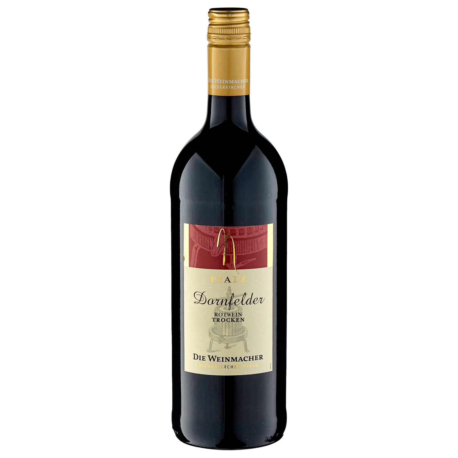 Die Weinmacher Rotwein Dornfelder QbA trocken 1l bei REWE online bestellen!