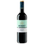 Weinbiet Rotwein Merlot trocken 0,75l
