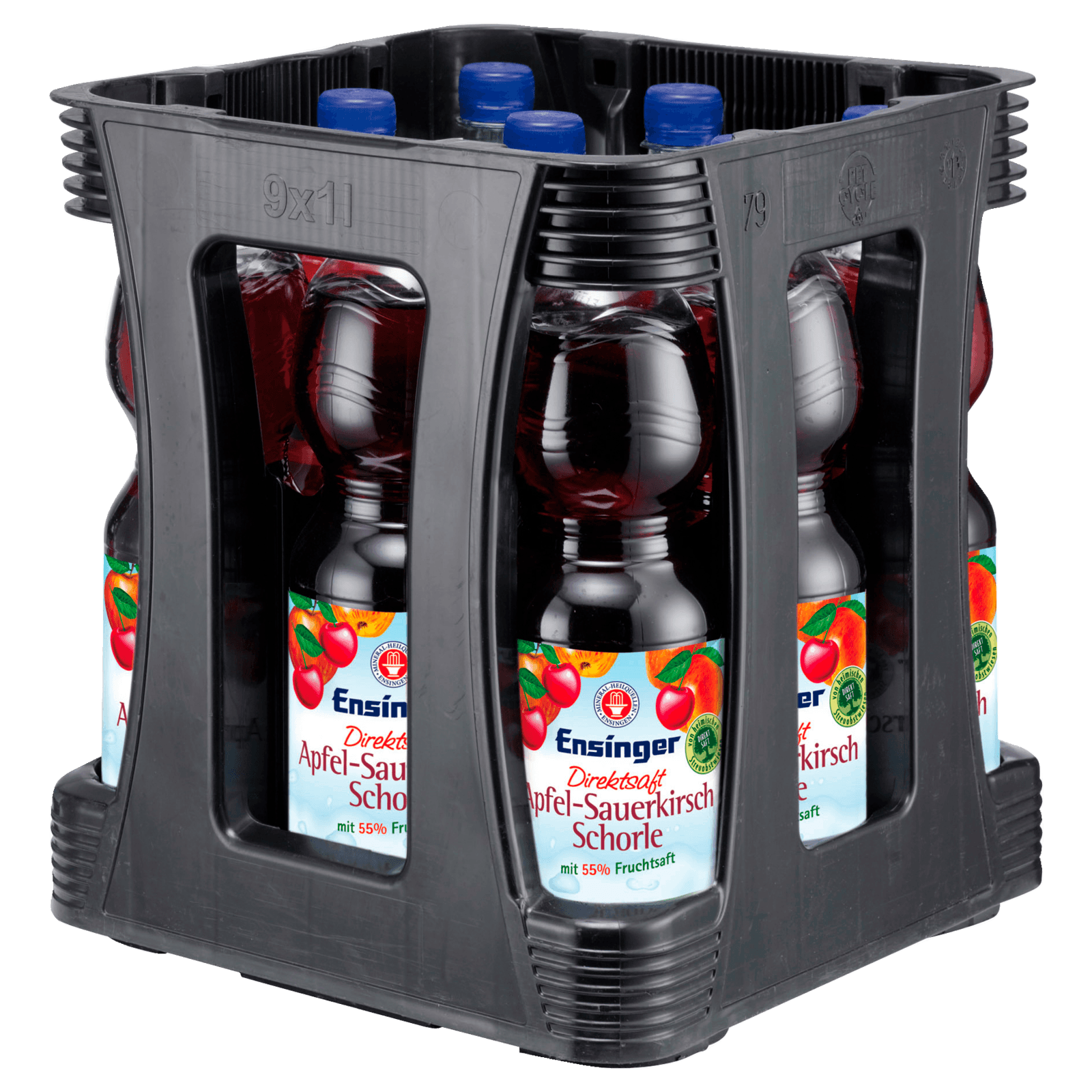 Ensinger Apfel Kirsch Schorle 9x1l bei REWE online bestellen!