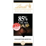 Lindt Excellence Schokolade Edelbitter kräftig 85% Cacao 100g