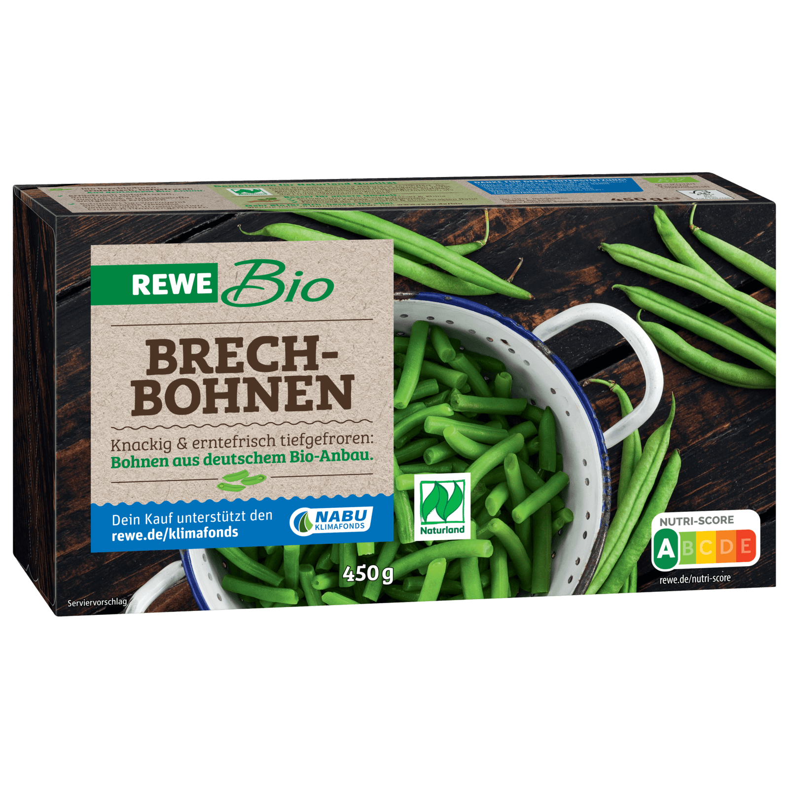 REWE Bio Brechbohnen 450g