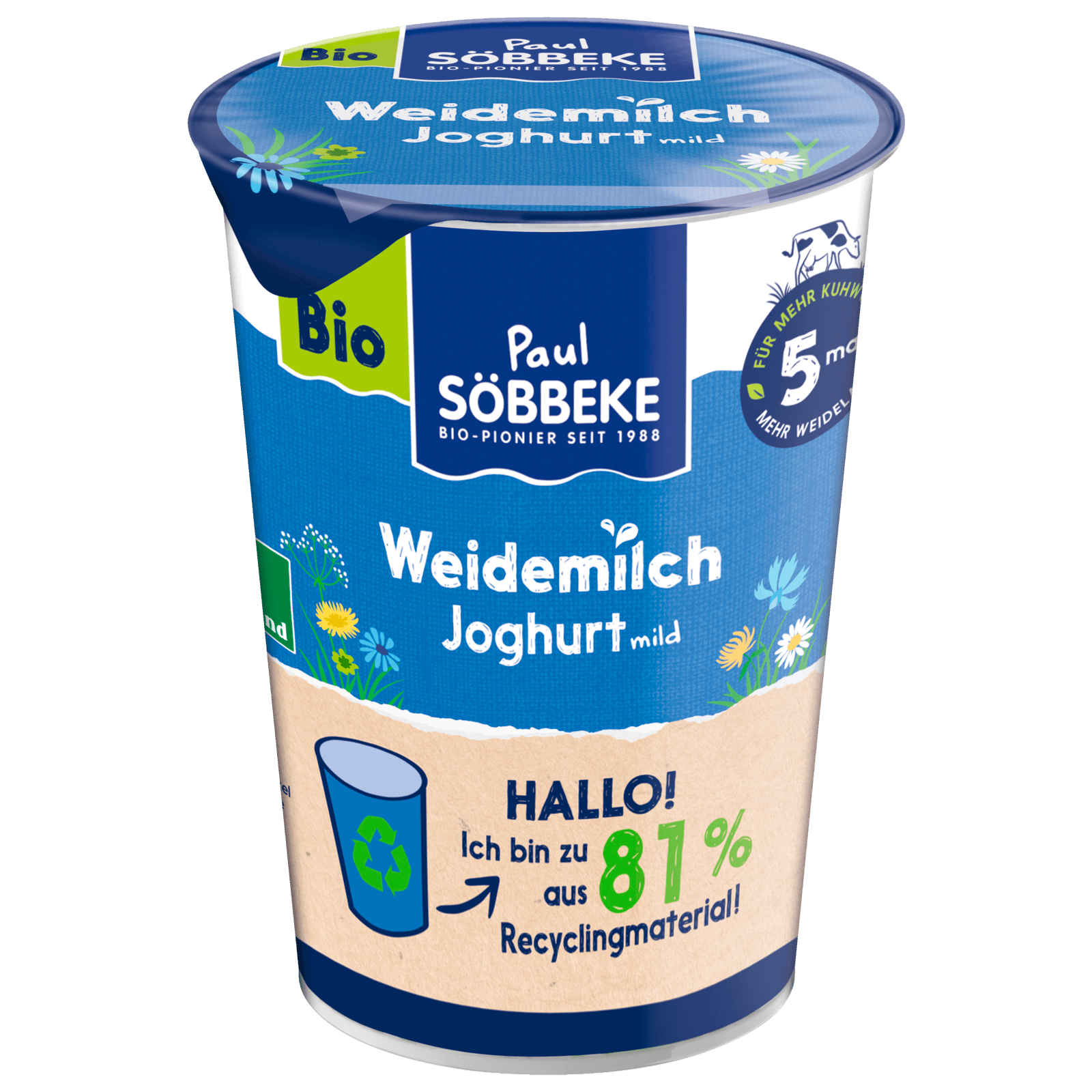 Söbbeke Bioland Joghurt Mild 3,7% 500g bei REWE online bestellen!