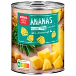 REWE Beste Wahl Ananas Dessertstücke gezuckert 340g