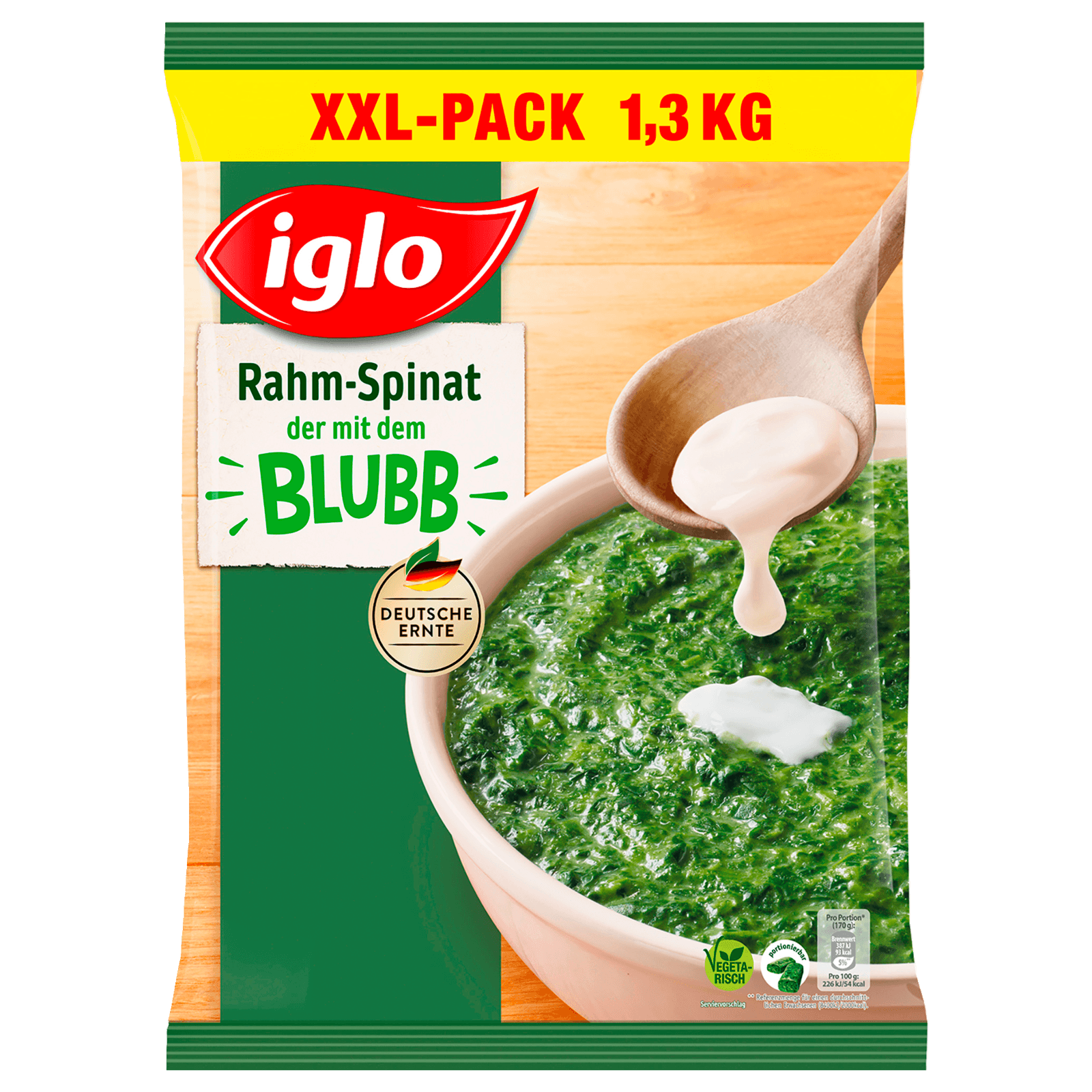 Perfekt Iglo Rahmspinat bei REWE online 1,3kg bestellen