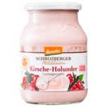 Schrozberger Milchbauern Fruchtjoghurt Kirsche Holunder 3,5% 500g